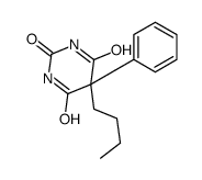 5-Butyl-5-phenylbarbituric acid Structure