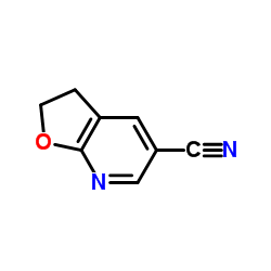 2,3-Dihydrofuro[2,3-b]pyridine-5-carbonitrile Structure