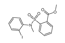 methyl 2-[[(2-iodophenyl)methylamino]sulfonyl]benzoate Structure