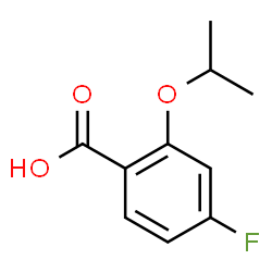 4-Fluoro-2-isopropoxybenzoic acid Structure