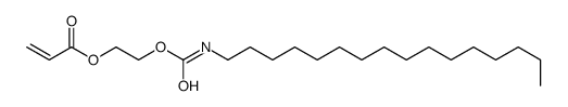 2-(hexadecylcarbamoyloxy)ethyl prop-2-enoate结构式