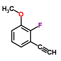 1-Ethynyl-2-fluoro-3-methoxybenzene Structure