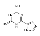 6-(1H-imidazol-5-yl)-1,3,5-triazine-2,4-diamine Structure