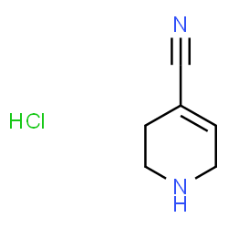 1,2,3,6-Tetrahydropyridine-4-carbonitrile hydrochloride Structure