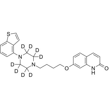 Brexpiprazole D8 structure