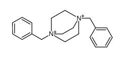 1,4-dibenzyl-1,4-diazoniabicyclo[2.2.2]octane结构式