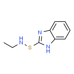1H-Benzimidazole-2-sulfenamide,N-ethyl-(9CI) structure