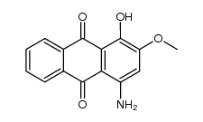 4-amino-1-hydroxy-2-methoxy-anthraquinone结构式