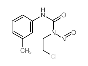 Urea,N-(2-chloroethyl)-N'-(3-methylphenyl)-N-nitroso- Structure