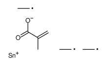 triethylstannyl 2-methylprop-2-enoate结构式