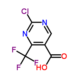 4-三氟甲基-2-氯嘧啶-5-羧酸结构式