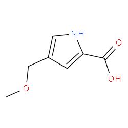 4-(Methoxymethyl)-1H-pyrrole-2-carboxylic acid structure