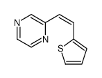 2-(2-thiophen-2-ylethenyl)pyrazine Structure