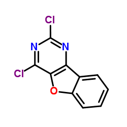 2,4-二氯苯并呋喃并[3,2-d]嘧啶结构式