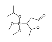 4-[dimethoxy(propan-2-yloxy)silyl]-5-methyloxolan-2-one结构式