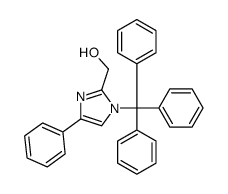 (4-phenyl-1-tritylimidazol-2-yl)methanol结构式