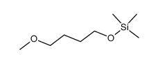 (4-Methoxybutoxy)trimethylsilane结构式