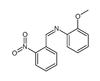 N-(2-methoxyphenyl)-1-(2-nitrophenyl)methanimine Structure