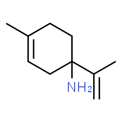 3-Cyclohexen-1-amine,4-methyl-1-(1-methylethenyl)- structure