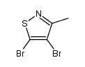 4,5-Dibromo-3-methylisothiazole Structure