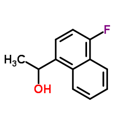 1-(4-Fluoro-1-naphthyl)ethanol Structure