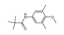 N-Pivaloyl-4-amino-2,6-dimethylanisole Structure