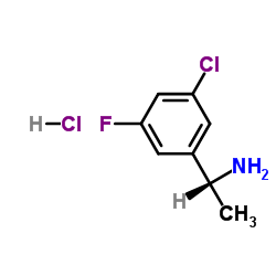 (R)-1-(3-CHLORO-5-FLUOROPHENYL)ETHANAMINE HYDROCHLORIDE picture