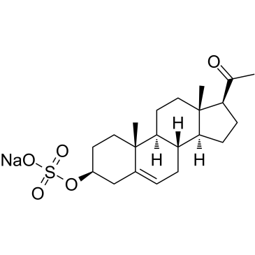 Pregnenolone sulfate sodium salt structure