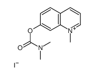 7-(dimethylcarbamoyloxy)-N-methylquinolinium Structure