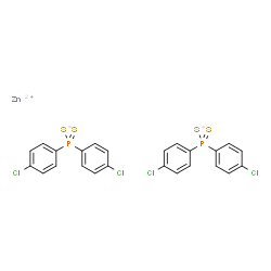 Bis[bis(p-chlorophenyl)phosphinothioylthio]zinc picture