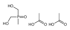 acetic acid,[hydroxymethyl(methyl)phosphoryl]methanol结构式