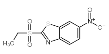 2-(ethylsulphonyl)-6-nitrobenzothiazole结构式