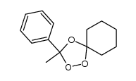 3-Methyl-3-phenyl-1,2,4-trioxaspiro[5.4]decane结构式