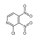 2-chloro-3,4-dinitropyridine结构式