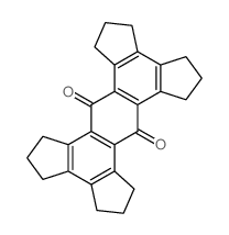 1,2,3,4,5,6,8,9,10,11,12,13-dodecahydro-tetracyclopenta[a,c,h,i]anthracene-7,14-dione Structure