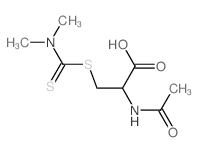 2-acetamido-3-(dimethylthiocarbamoylsulfanyl)propanoic acid picture
