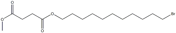 1-[11-(4-methoxy-1,4-dioxobutoxy)undecyl]-, bromide Structure