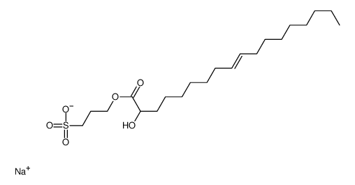 sodium 2-hydroxy-3-sulphonatopropyl oleate结构式