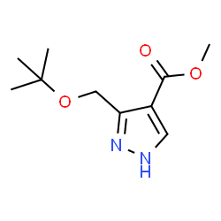 methyl 3-(tert-butoxymethyl)-1H-pyrazole-4-carboxylate Structure