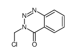 3-benzotriazin-4(3h)-one,3-(chloromethyl)-2 structure