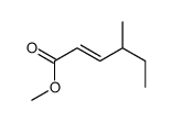 methyl 4-methylhex-2-enoate结构式