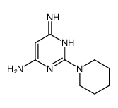 2-(1-PIPERIDINYL)-4,6-PYRIMIDINEDIAMINE structure