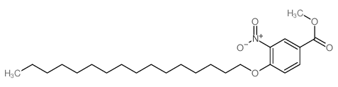Benzoic acid,4-(hexadecyloxy)-3-nitro-, methyl ester Structure