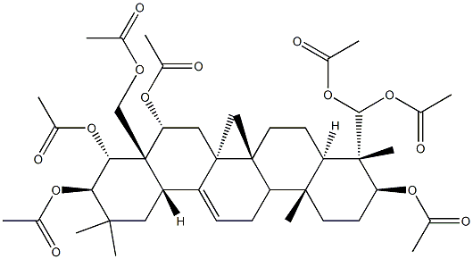 5α-Olean-12-ene-3β,16α,21β,22α,23,23,28-heptol heptaacetate picture