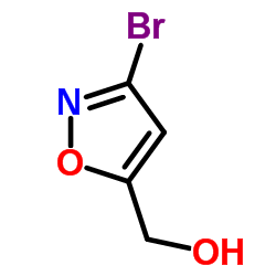 (3-Bromoisoxazol-5-yl)methanol Structure