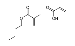 butyl 2-methylprop-2-enoate,prop-2-enoic acid结构式