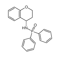 (S)-N-(diphenylphosphinyl)-chroman-4-ylamine Structure