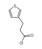 3-thienylpropionic acid chloride Structure