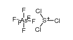 trichlorosulfonium hexafluoroarsenate(V)结构式