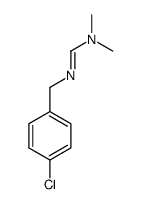 N'-[(4-chlorophenyl)methyl]-N,N-dimethylmethanimidamide结构式